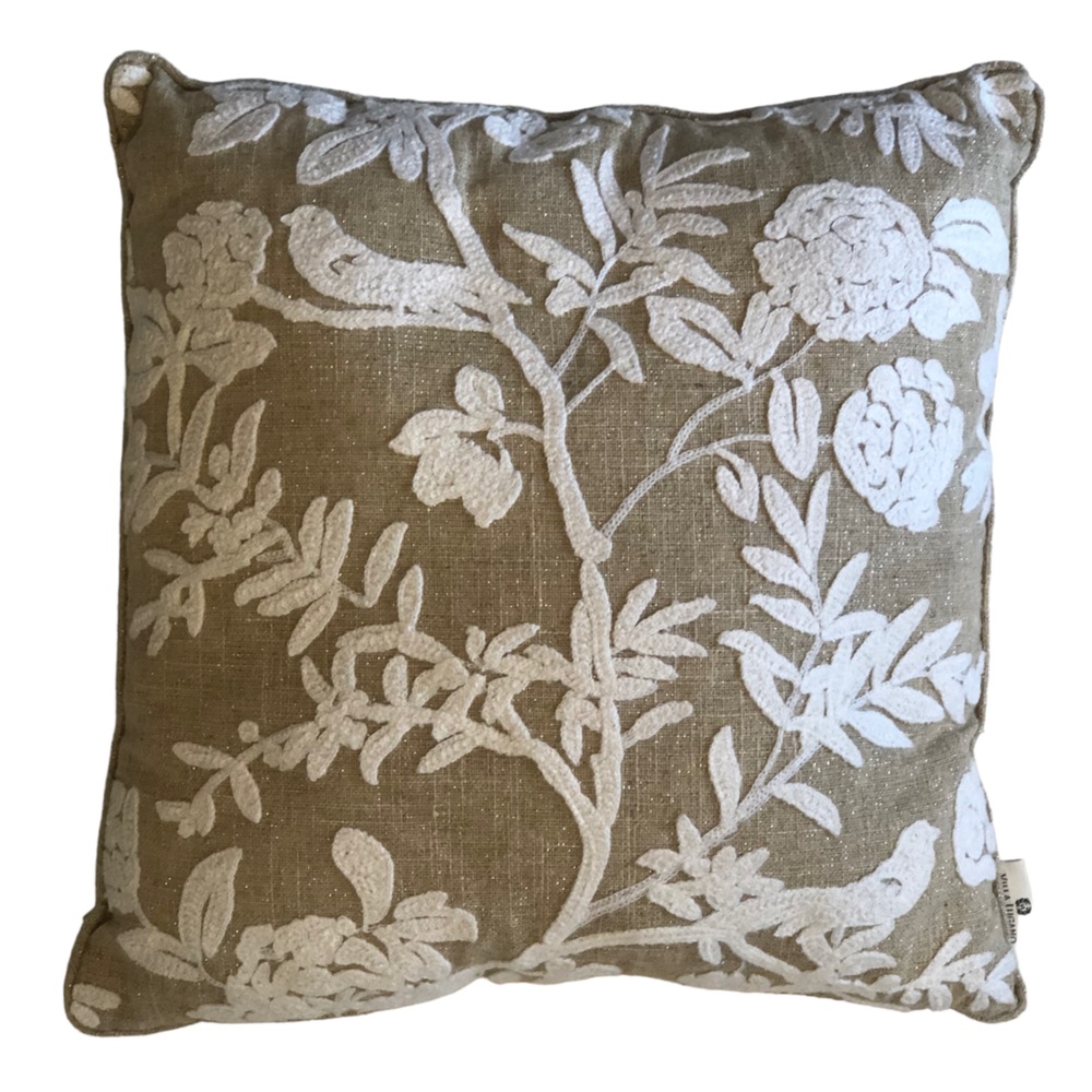 Villa Lugano Multi Texture Neutral Throw Pillow - Picture 5 of 6